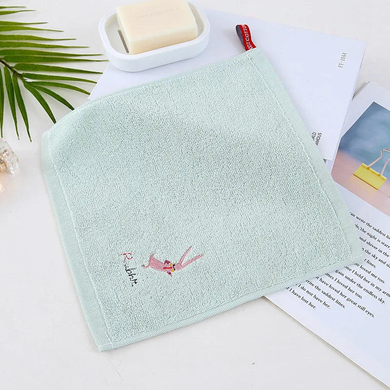 MOONBIFFY Cotton Baby Washcloths | Cartoon Newborn Bath Towel