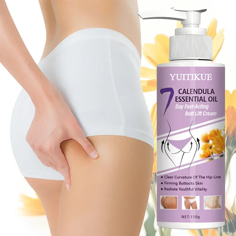 YUITIKUE Butt Lift Firming Cream 150g – Calendula, Collagen & Retinol