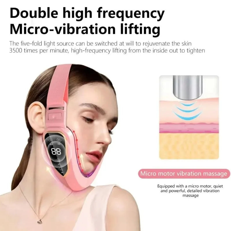 Electric Facial Lifting Massager | 12-Speed V-Line Device