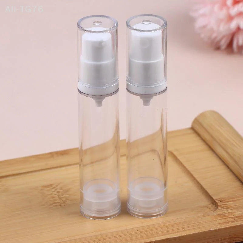 Airless Pump Bottle Set – Refillable Travel Containers 5/10/15ml