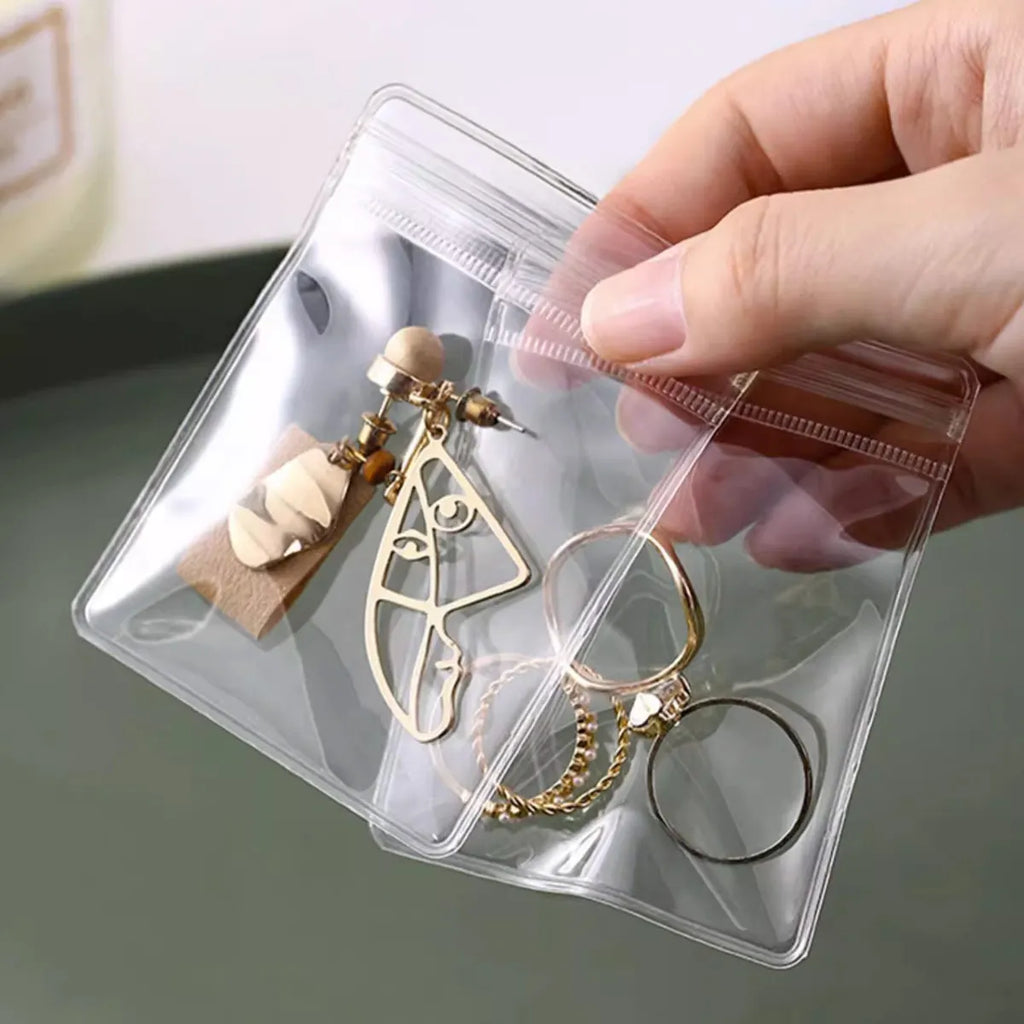 Jewelry Storage Album Transparent PVC Book Earring Necklace Bracelet
