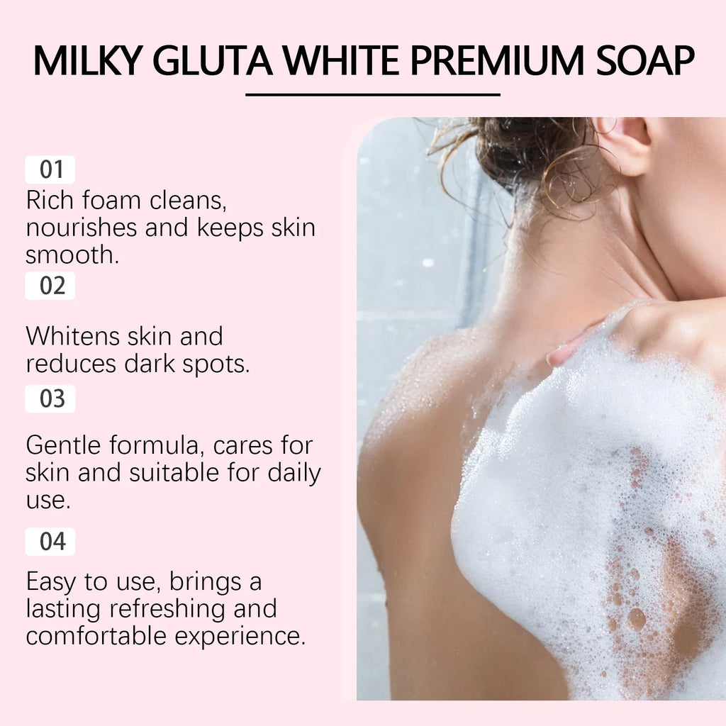 Milk Body Moisturizing Soap – Gentle Hydrating Cleansing Bar