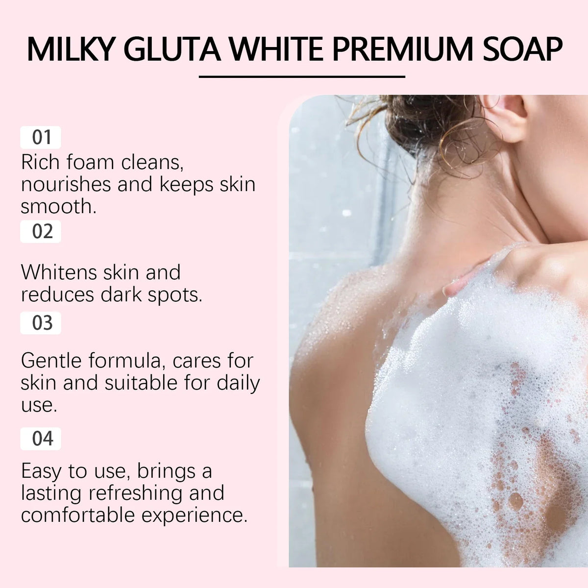 Milk Body Moisturizing Soap – Gentle Hydrating Cleansing Bar
