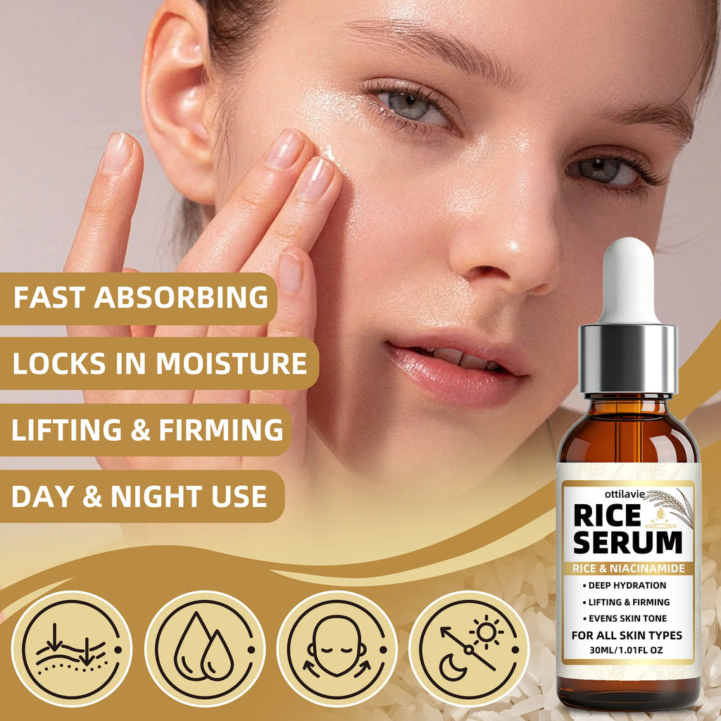 Ottilavie Rice Serum – Lift, Firm & Hydrate All Skin Types