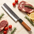 Hand Forged Nakiri Knife – Stainless Steel Vegetable Cleaver