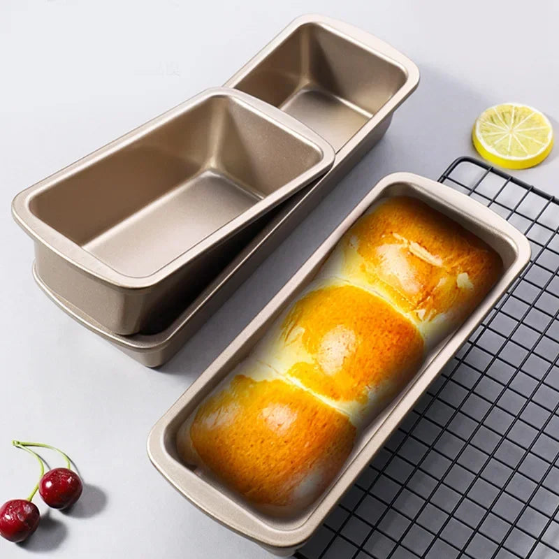 Non Stick Rectangular Pound Cake Bread Mold Baking Tray Commercial