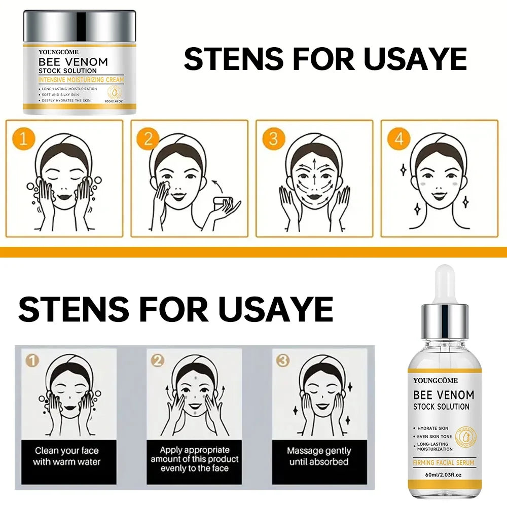 YOUNGCOME Bee Venom Face Serum – Firming & Anti-Aging Cream