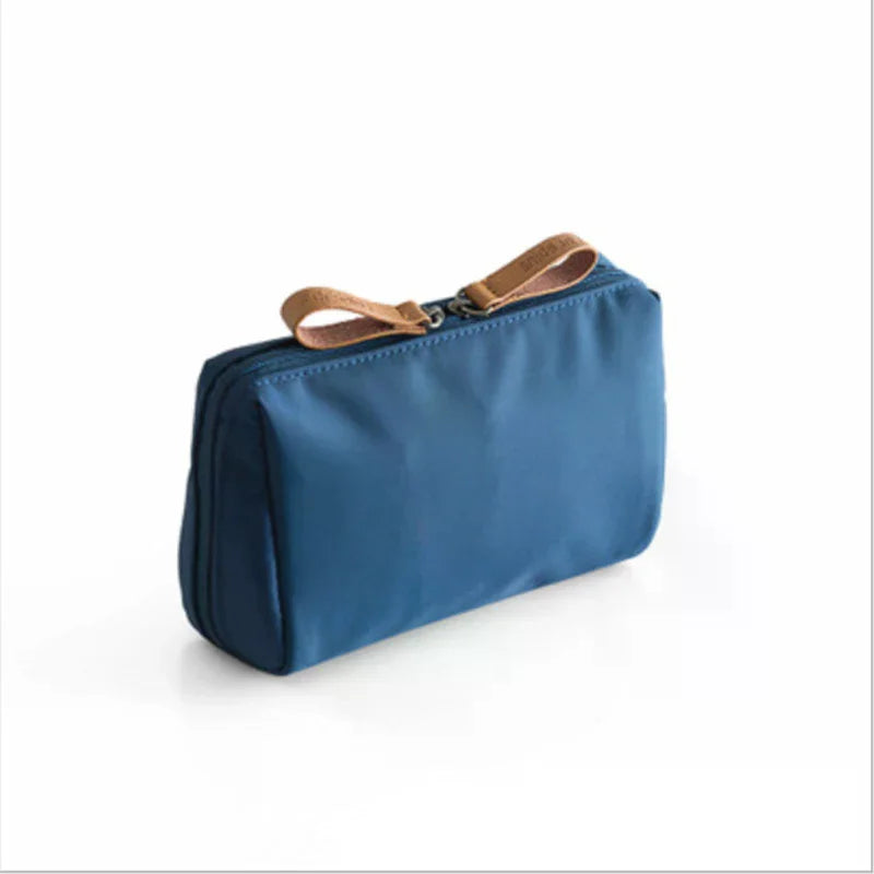 Korean Waterproof Makeup Bag – Silica Gel Cosmetic Organizer