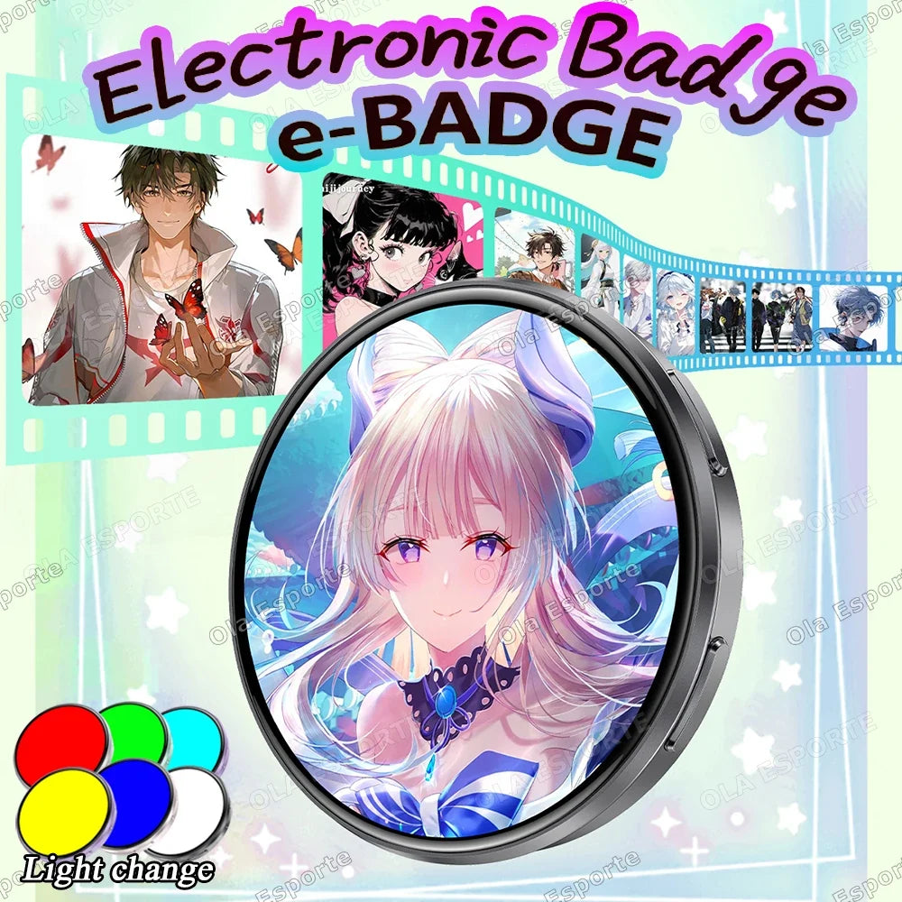 M3 Bluetooth Smart Badge – 1.95" HD Touch Screen Wearable Display