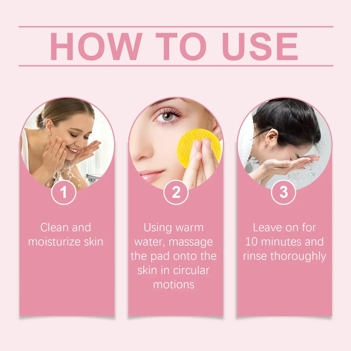 EELHOE Turmeric Kojic Acid Facial Cleansing Pads 40 Pcs
