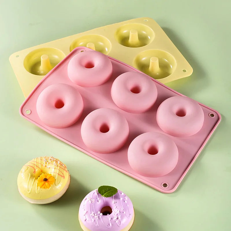 Food Grade Silicone Donut & Macaron Mold | Cookie Baking Tool