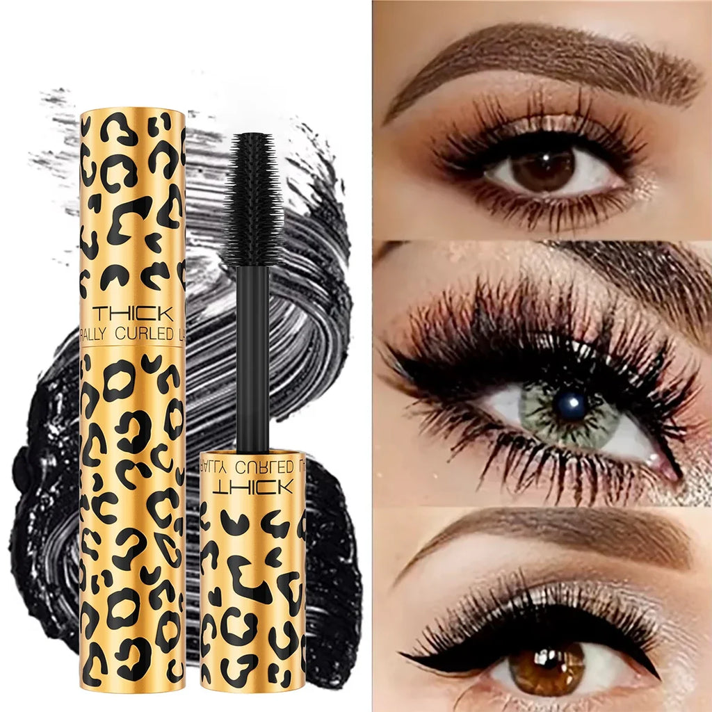 Hello Kiss Leopard Print Waterproof Mascara – Volume & Length