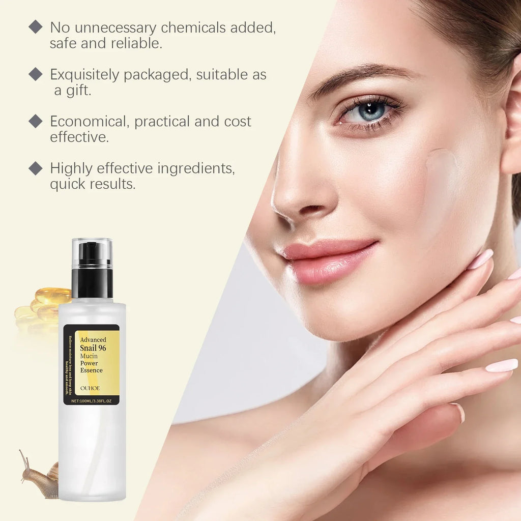 LAIKOU Snail 96 Mucin Power Essence | Hydrating Face Serum