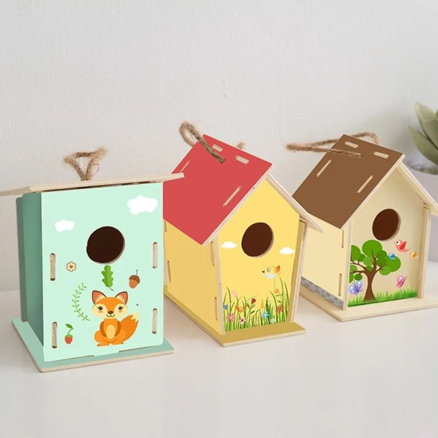 Wooden Mini Miniature Doll House DIY Small Accessory Pet Supplies