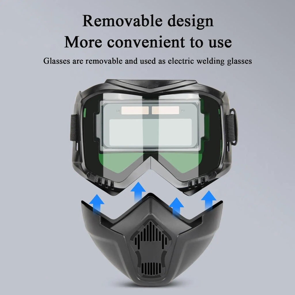 Auto Darkening Welding Helmet | Detachable Antiglare Welder Mask
