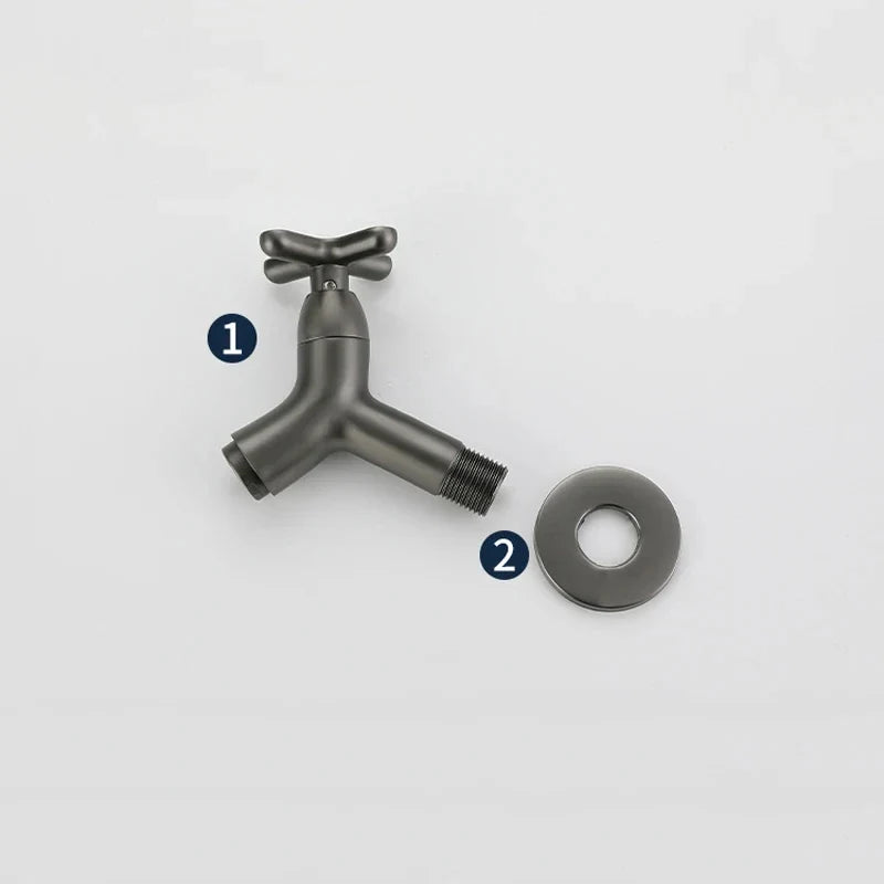Wall Mount Brass Basin Faucet | Single Cold Water Tap