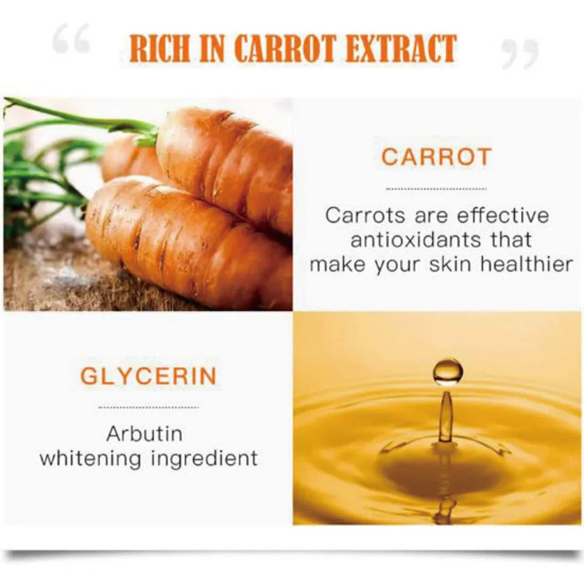 TRSTAY Carrot Face Serum – Anti-Aging, Firming & Pore Care
