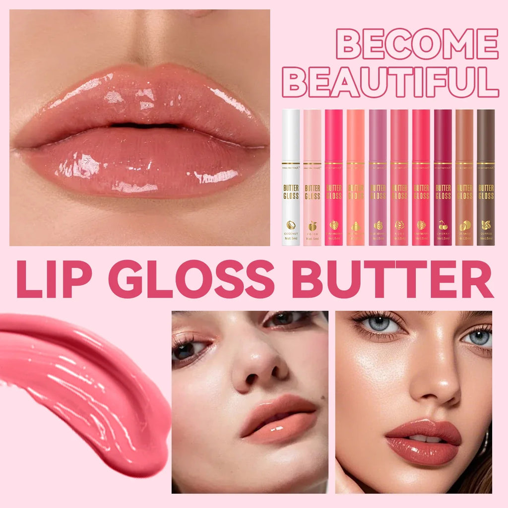 MISS FACTORX 10-Pack Water Gloss Lip Oil – Hydrating & Plumping