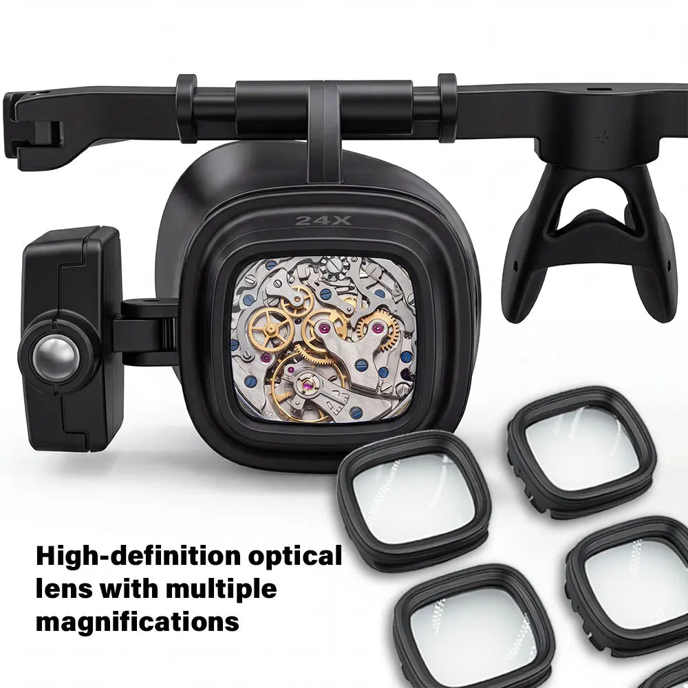Headband Magnifying Glasses Optical Glass 2X 6X 8X 12X 24X
