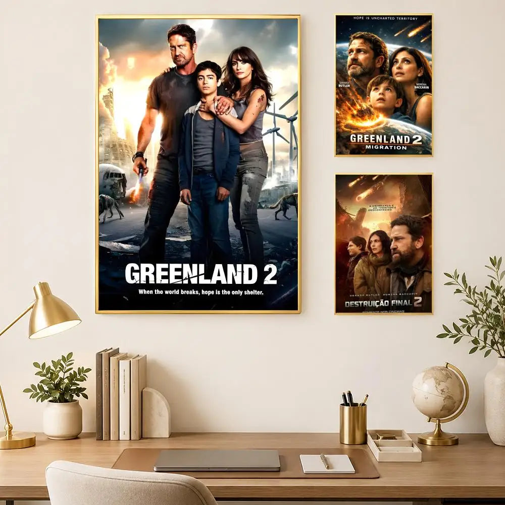 Greenland 2 Migration Movie Poster – Self-Stick HD PVC Wall Art