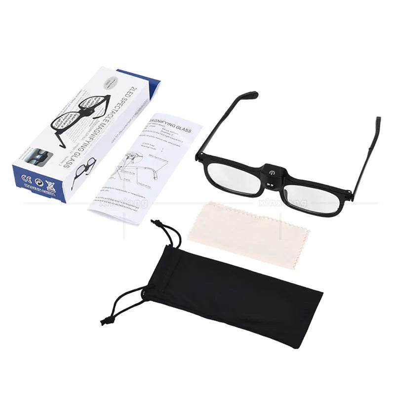 LED Lighted Magnifying Glasses – Hands-Free Magnifier Eyewear