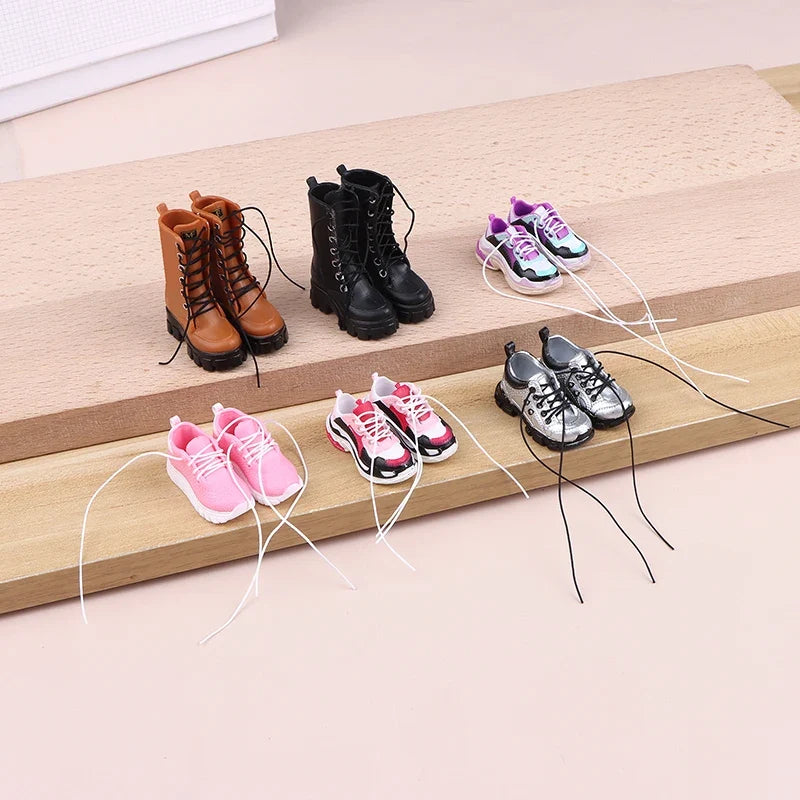 1/6 Scale Doll Sport Shoes Sneakers 3.5cm – DIY Dollhouse Prop