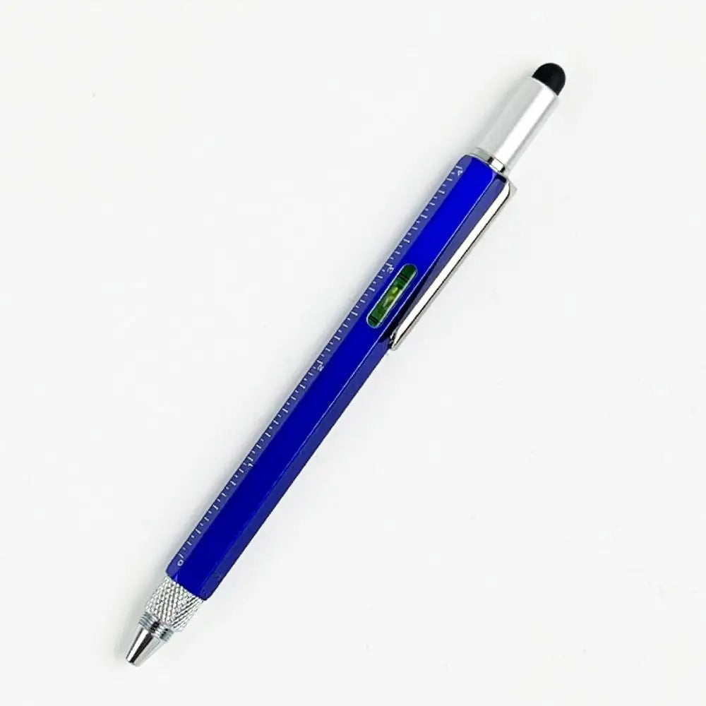 6-in-1 Metal Multi-Tool Pen – Spirit Level, Ruler & Ballpoint