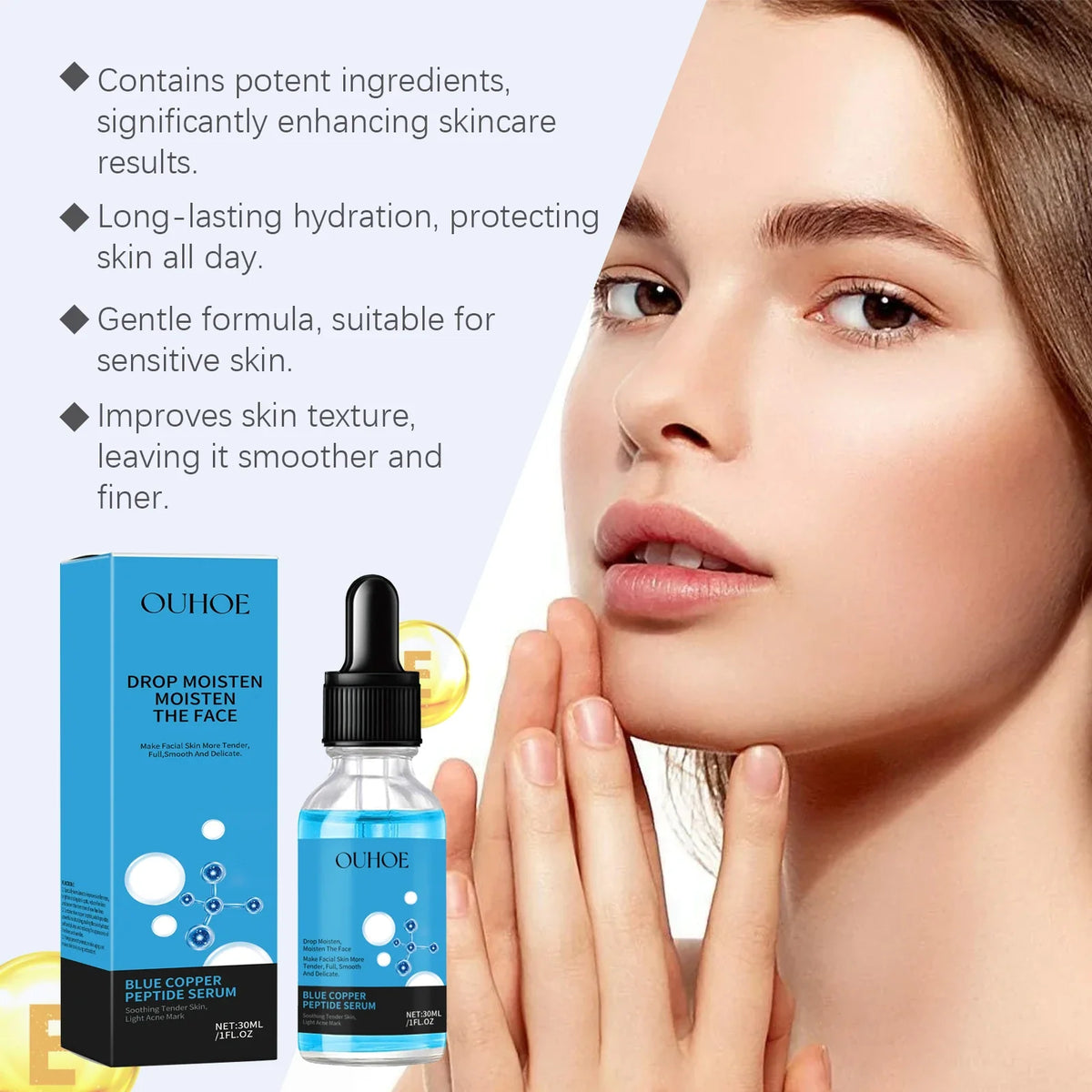 Copper Peptide Facial Serum – Firming & Brightening | 30ml
