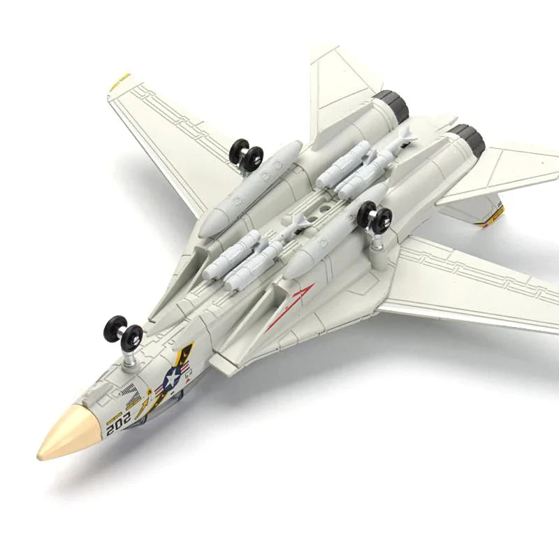 1:72 Scale F-14 Tomcat Fighter Jet Model – 10.24" ABS Kit
