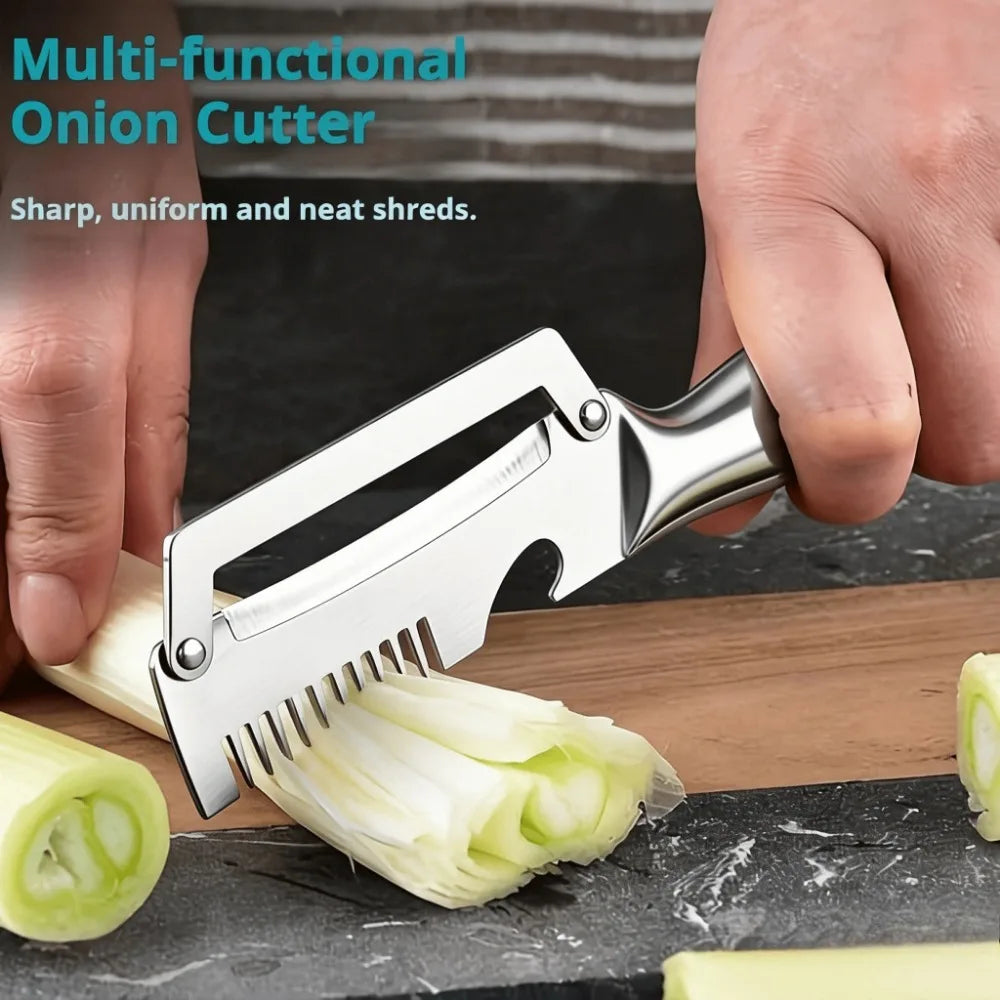 PLYS Stainless Steel Vegetable Peeler & Grater – Multifunctional