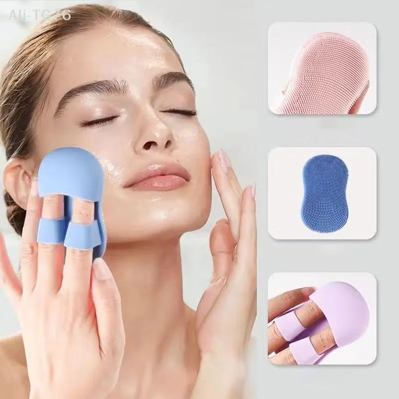 Silicone Face Cleansing Brush & Soft Exfoliator Facial Massager
