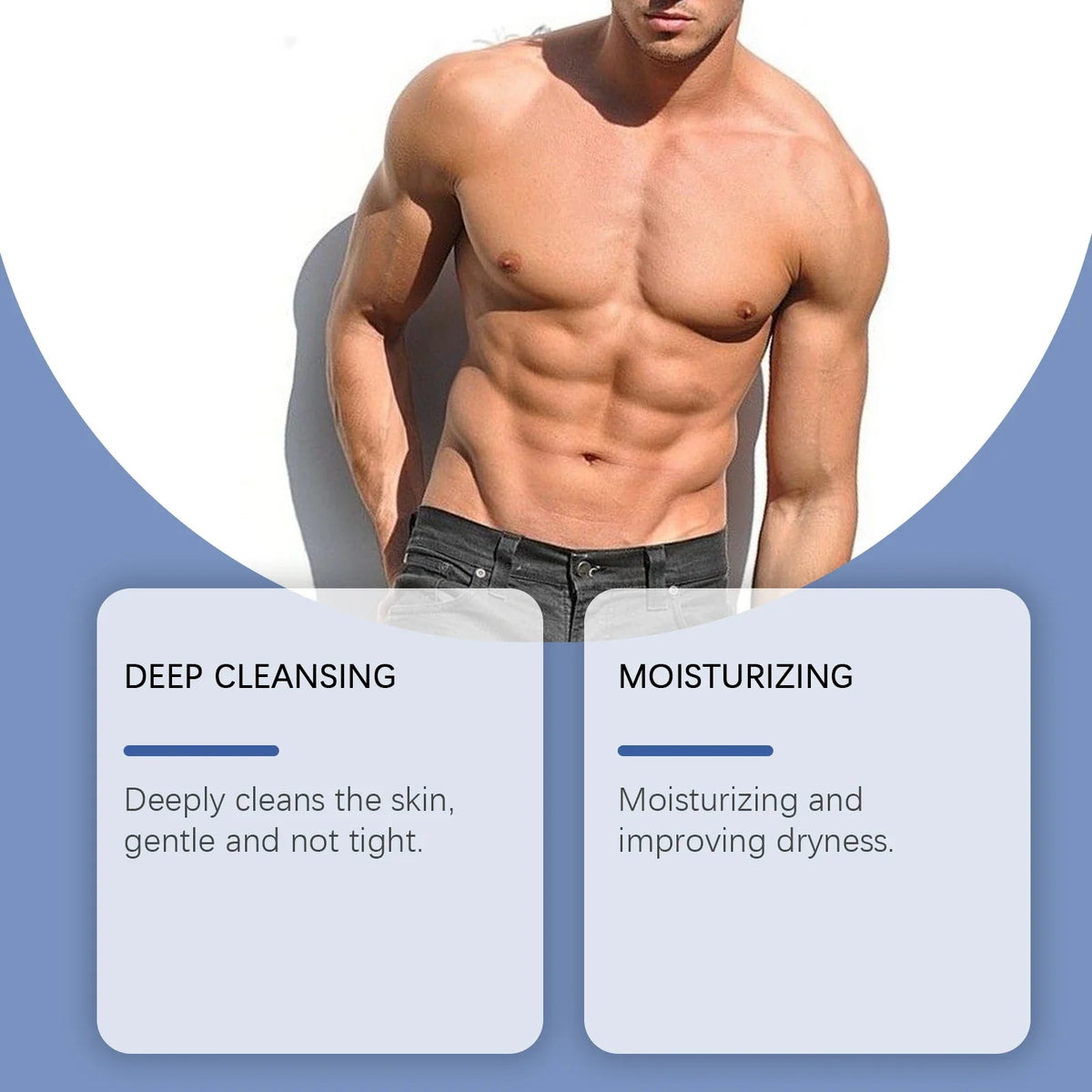 East Moon Hyaluronic Men's Shower Gel | Deep Moisture Body Wash