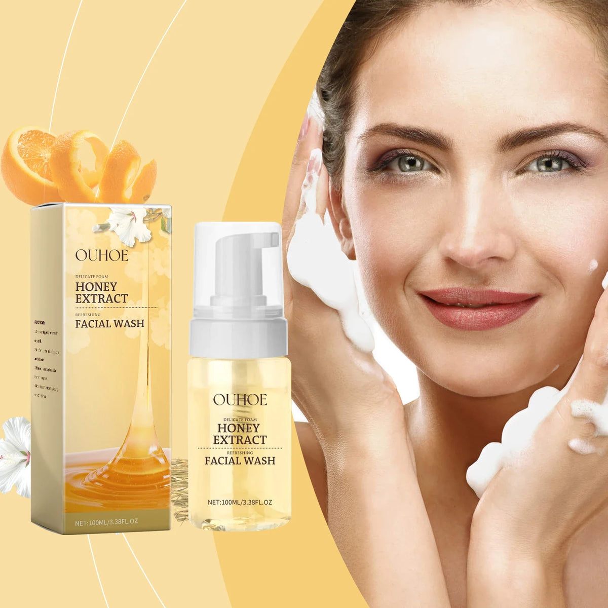 Honey Foam Face Wash – Hydrating Oil Control Cleanser 100ml
