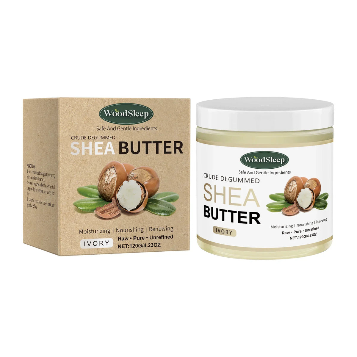WoodSleep Shea Butter Body Cream – 48Hr Deep Hydration 120g