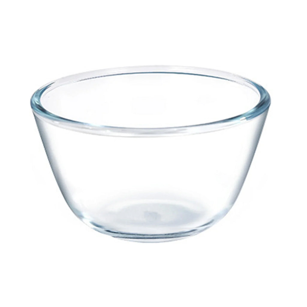 Clear Thickened Glass Mixing Bowl – Microwave & Dishwasher Safe