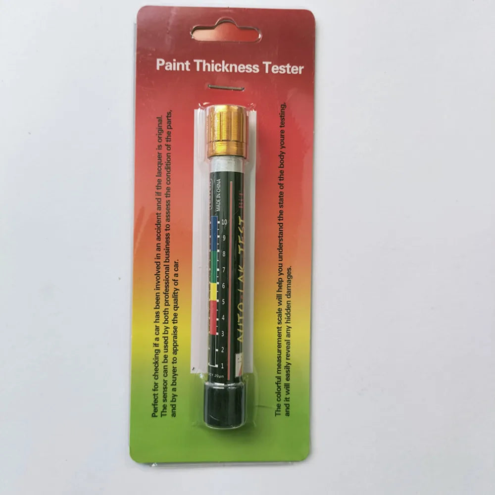 Portable Car Paint Thickness Tester – Color Scale Gauge