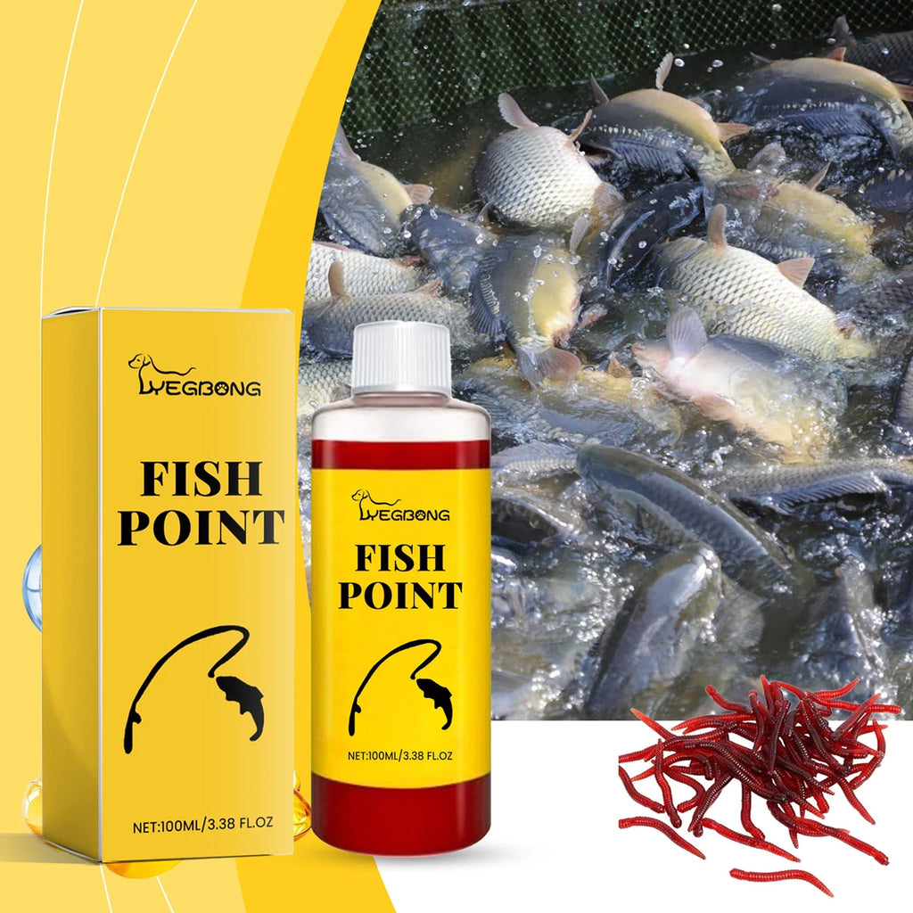 Red Worm Liquid Fishing Bait Attractant – 100ml Concentrate