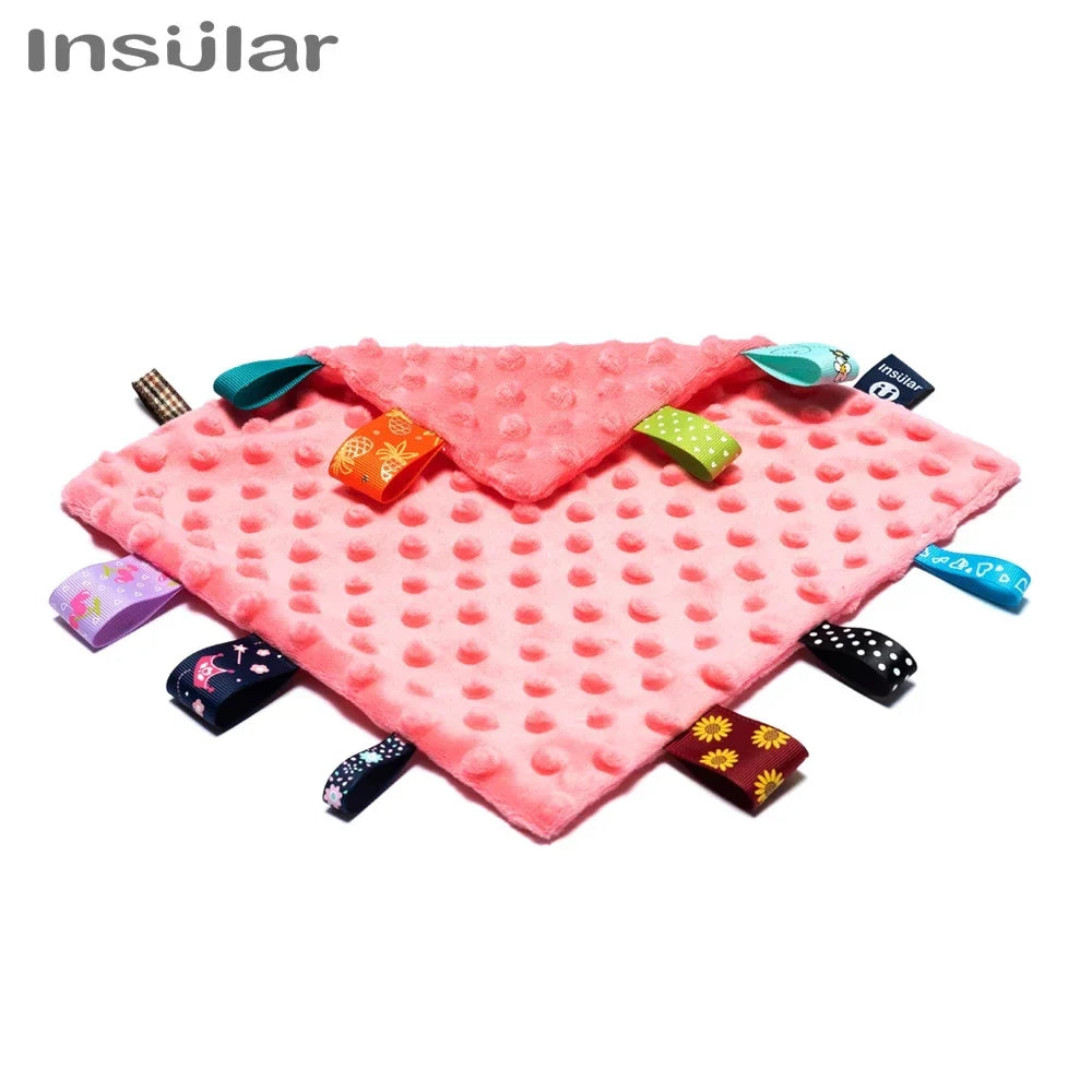 Insular Baby Taggies Comforting Blanket | Soft Plush Soothe Toy