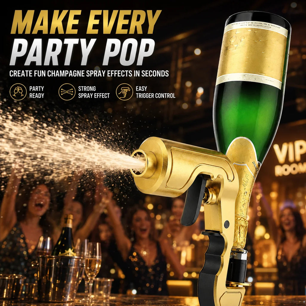 Champagne Gun Shooter & Bottle Stopper | Party Drink Blaster