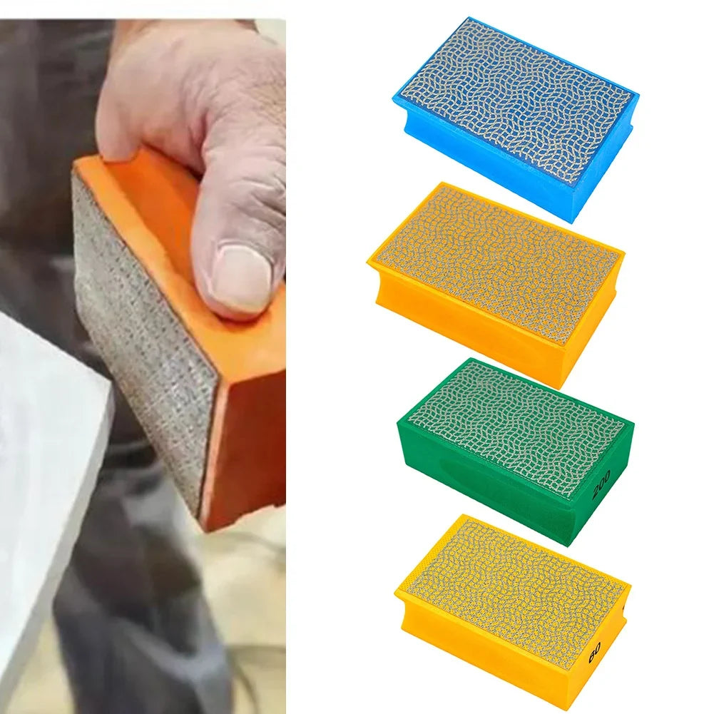 Hand Sanding Block Set 4 Grits – Wood, Glass, Tile & Metal