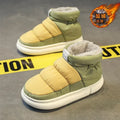 Men's Winter Snow Boots – Plush Lined Platform Slip-On