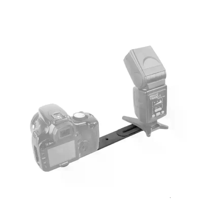 Flash Bracket Tripod with 2 Hot Shoe Adapters for DSLR