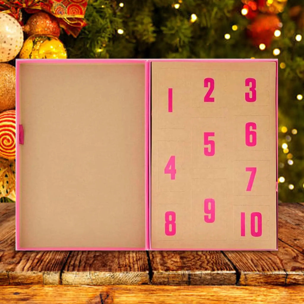Jewelry Advent Calendar 10 Days Countdown Christmas Box Trendy