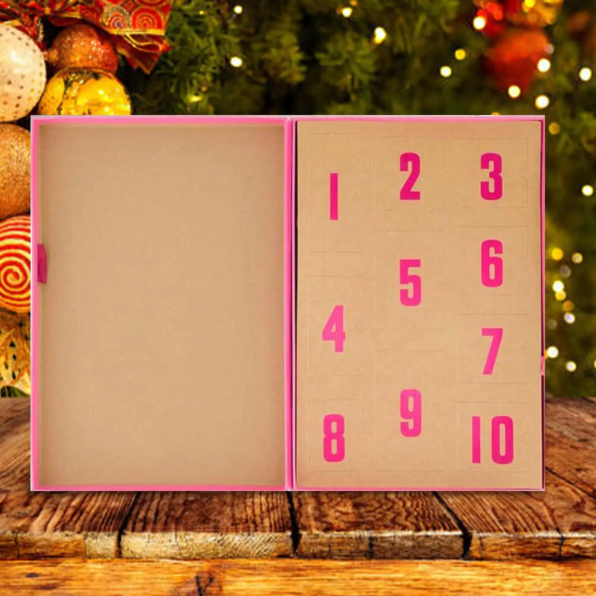 Jewelry Advent Calendar 10 Days Countdown Christmas Box Trendy
