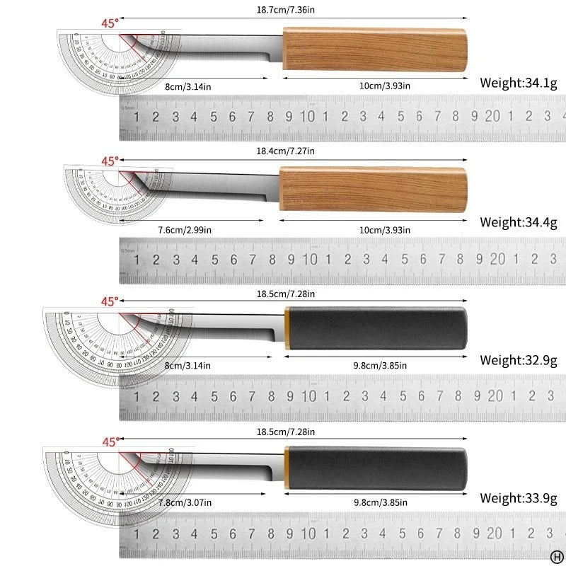 2-in-1 Double Blade Kitchen Knife – Stainless Steel Cleaver