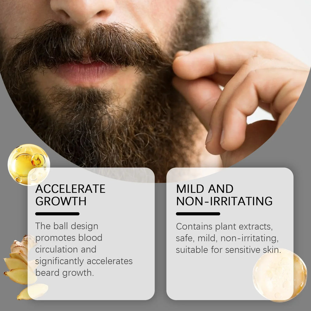East Moon Beard Roll-On Oil – Nourish & Style Beard 8ml