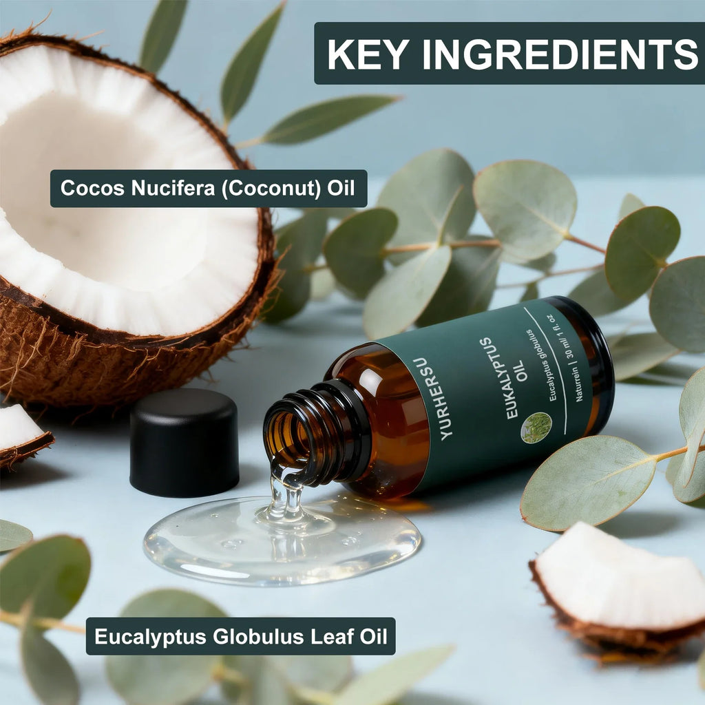 100% Pure Eucalyptus Essential Oil 30ml – Diffuser & Skin Care