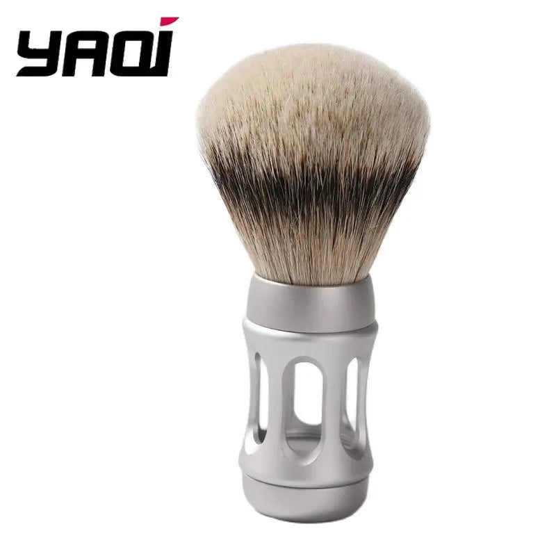 2026 Yaqi Bandstand Shaving Brush Men Silvertip Badger Hair Matte