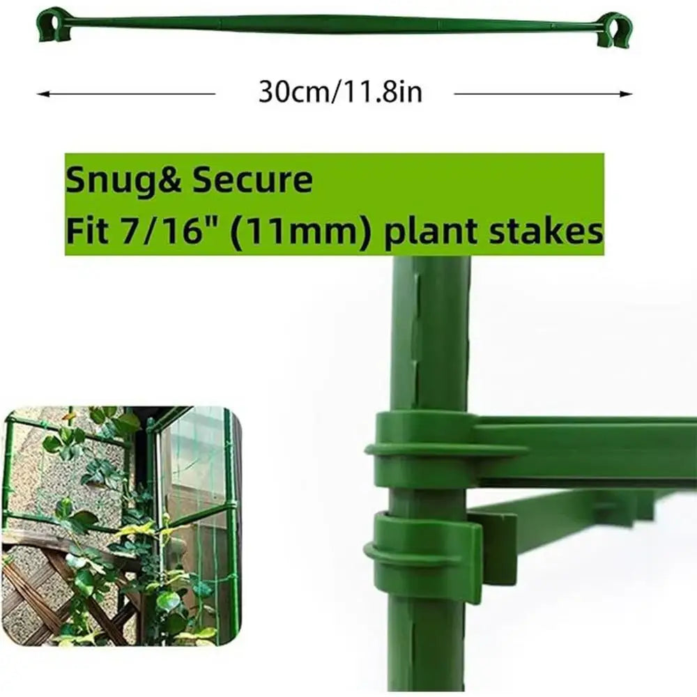 36-Piece Expandable Tomato Cage Plant Stakes & Climbing Net