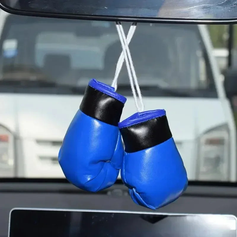 Miniature Boxing Gloves Punching Bag Backpack Hanging Pendant